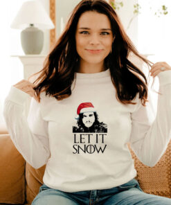 Xmas Let it Snow Funny Christmas Long Sleeve