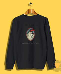 Alice In Chains Black Gives Way To Blue Heart Sweatshirt