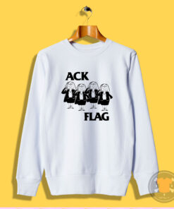 Cathy Ack Flag Black Flag Funny Sweatshirt